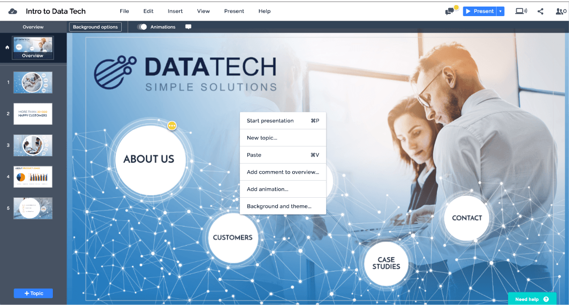 animations in prezi