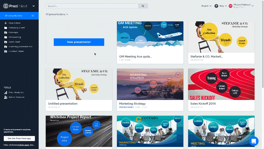 creating a new presentation | prezi next support creating a new presentation | prezi next support, Presentation templates