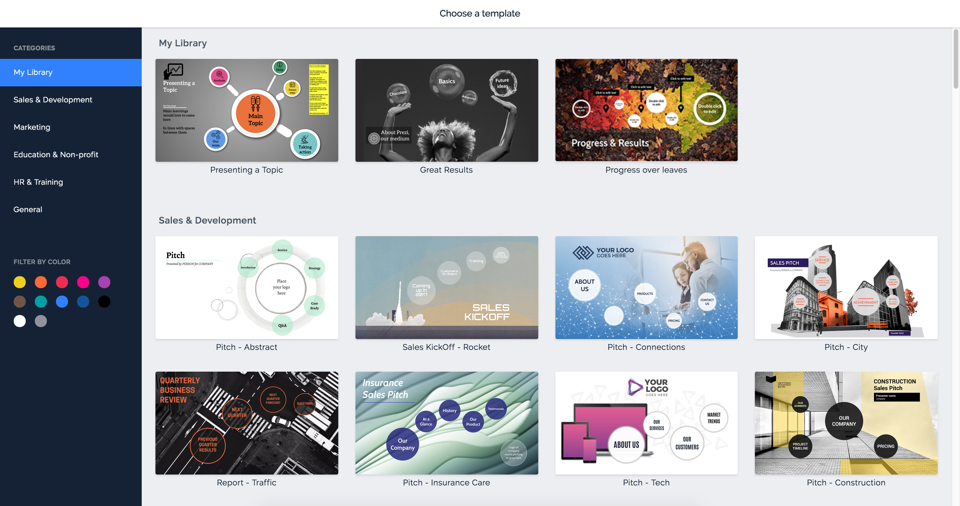 using templates | prezi next support using templates | prezi next support, Presentation templates