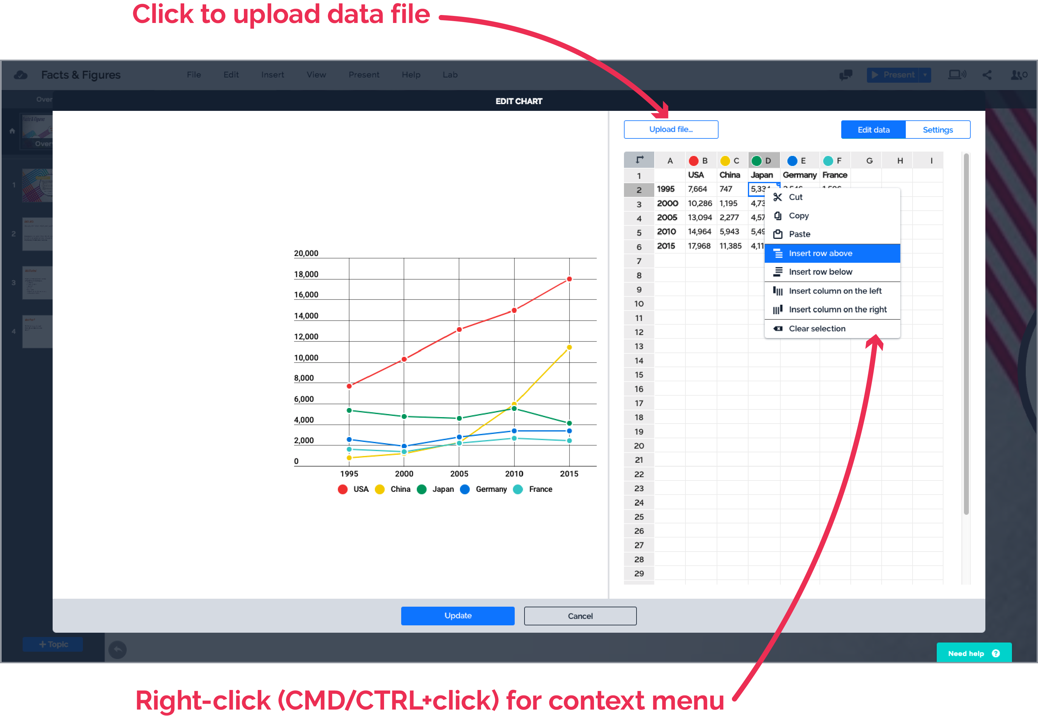 inserting charts in prezi next prezi next support prezi charts