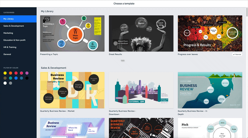 setting the theme | prezi next support setting the theme | prezi next support, Presentation templates